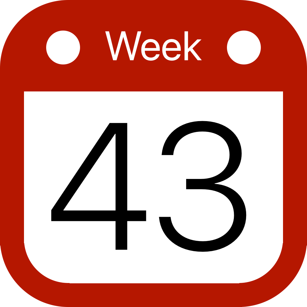 Week Number app icon