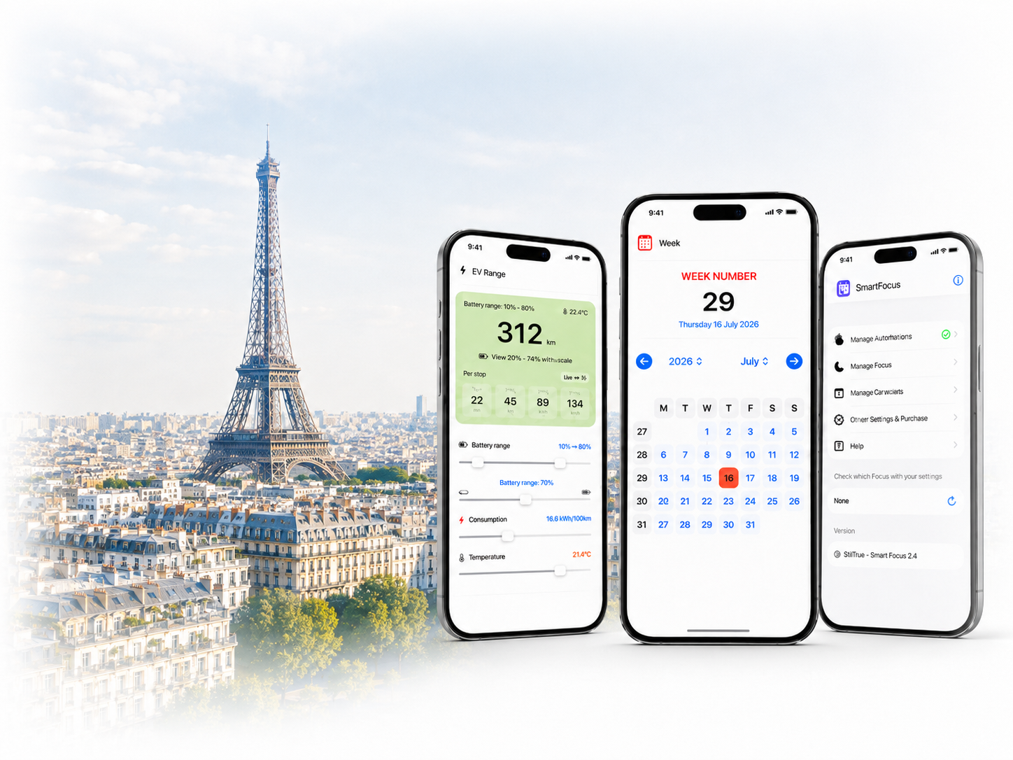 StillTrue-apps op iPhone en CarPlay
